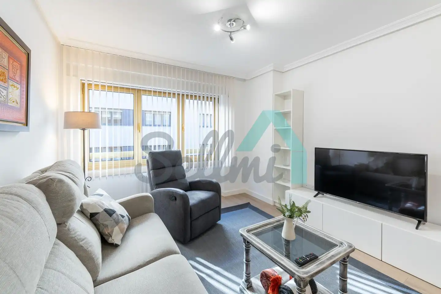 Sala de estar de Piso en venta en Oviedo  con Calefacción