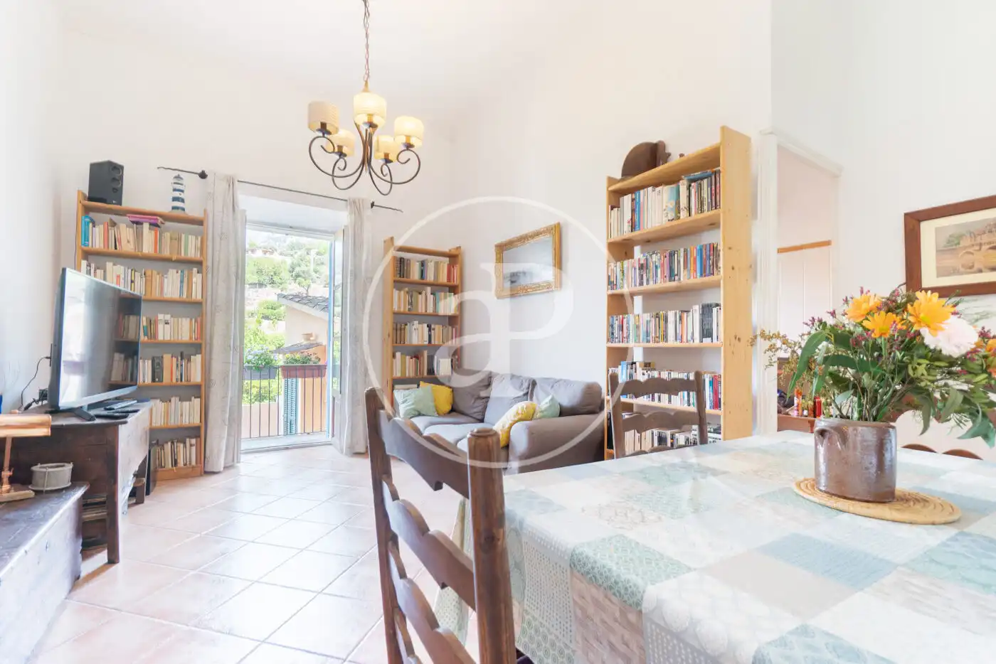 Sala de estar de Piso en venta en Sóller con Balcón