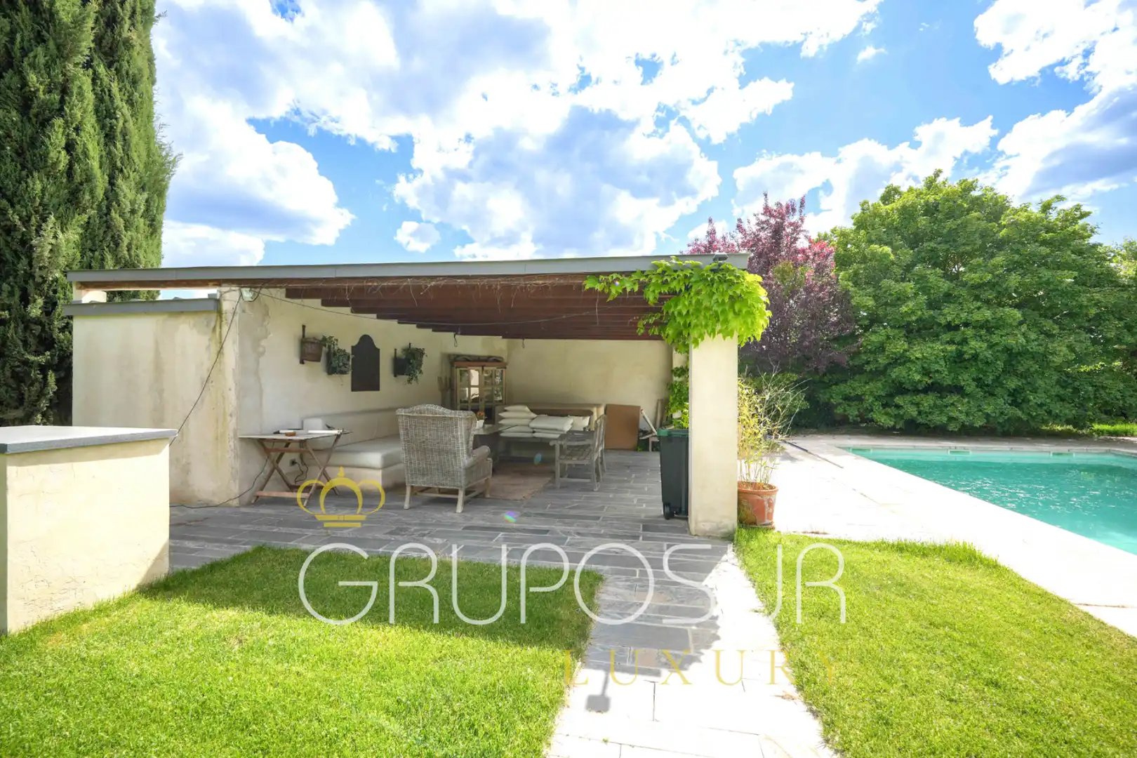 Garden of Houses for sale in Simancas  with Air Conditioner, Heating and Private garden