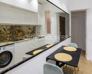 Kitchen of Apartment to rent in  Madrid Capital  with Air Conditioner, Heating and Furnished