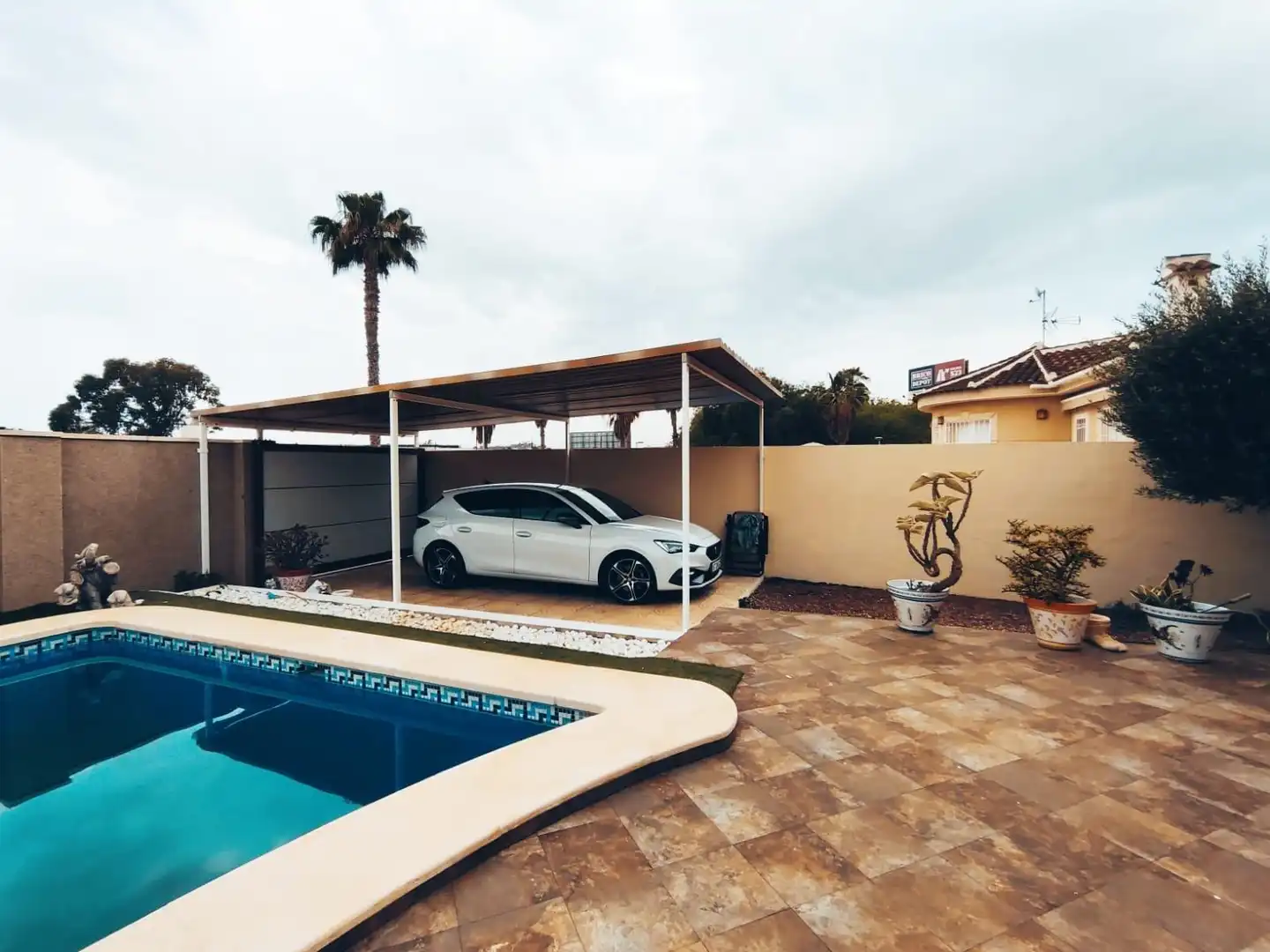 Piscina de Casa o xalet en venda en Benijófar amb Calefacció, Jardí privat i Terrassa