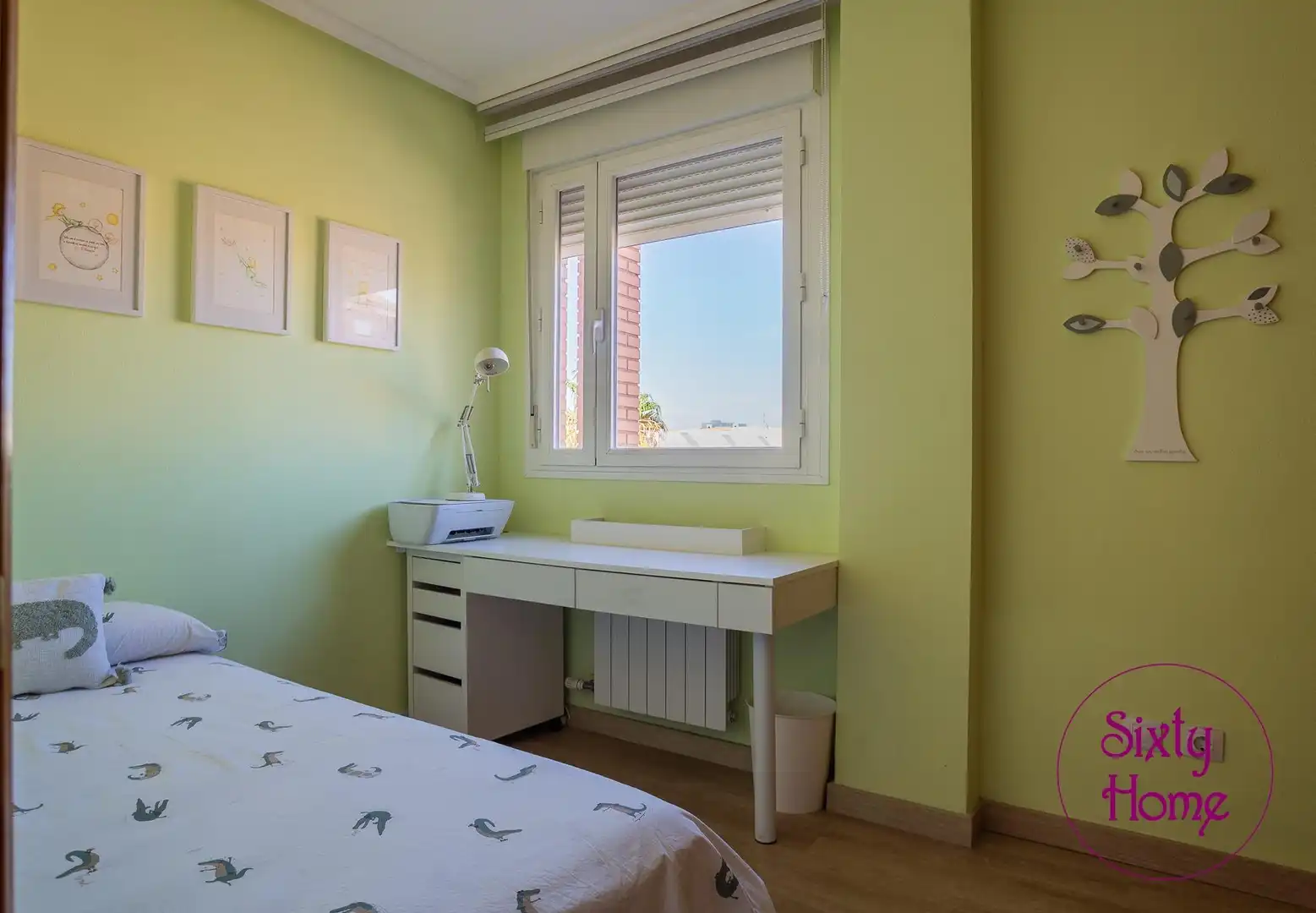 Bedroom of Flat for sale in Zaragoza  with Air Conditioner, Heating and Terrace