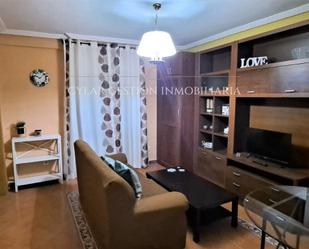 Sala d'estar de Àtic de lloguer en Aldeaseca de la Frontera amb Calefacció, Terrassa i Moblat