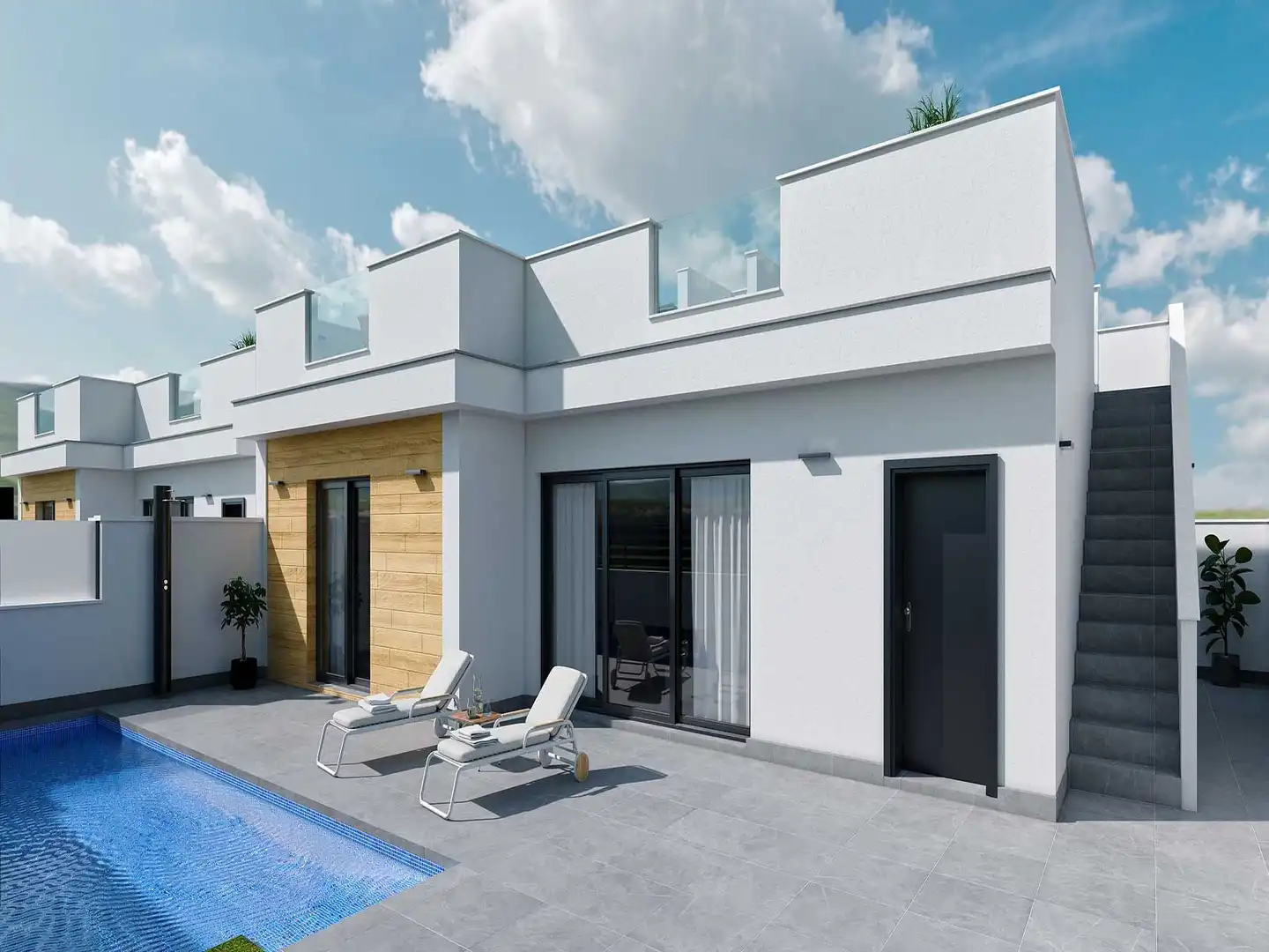 Detached house with pool for sale in Calle Calle Arco Iris El Alba (Roldan)
