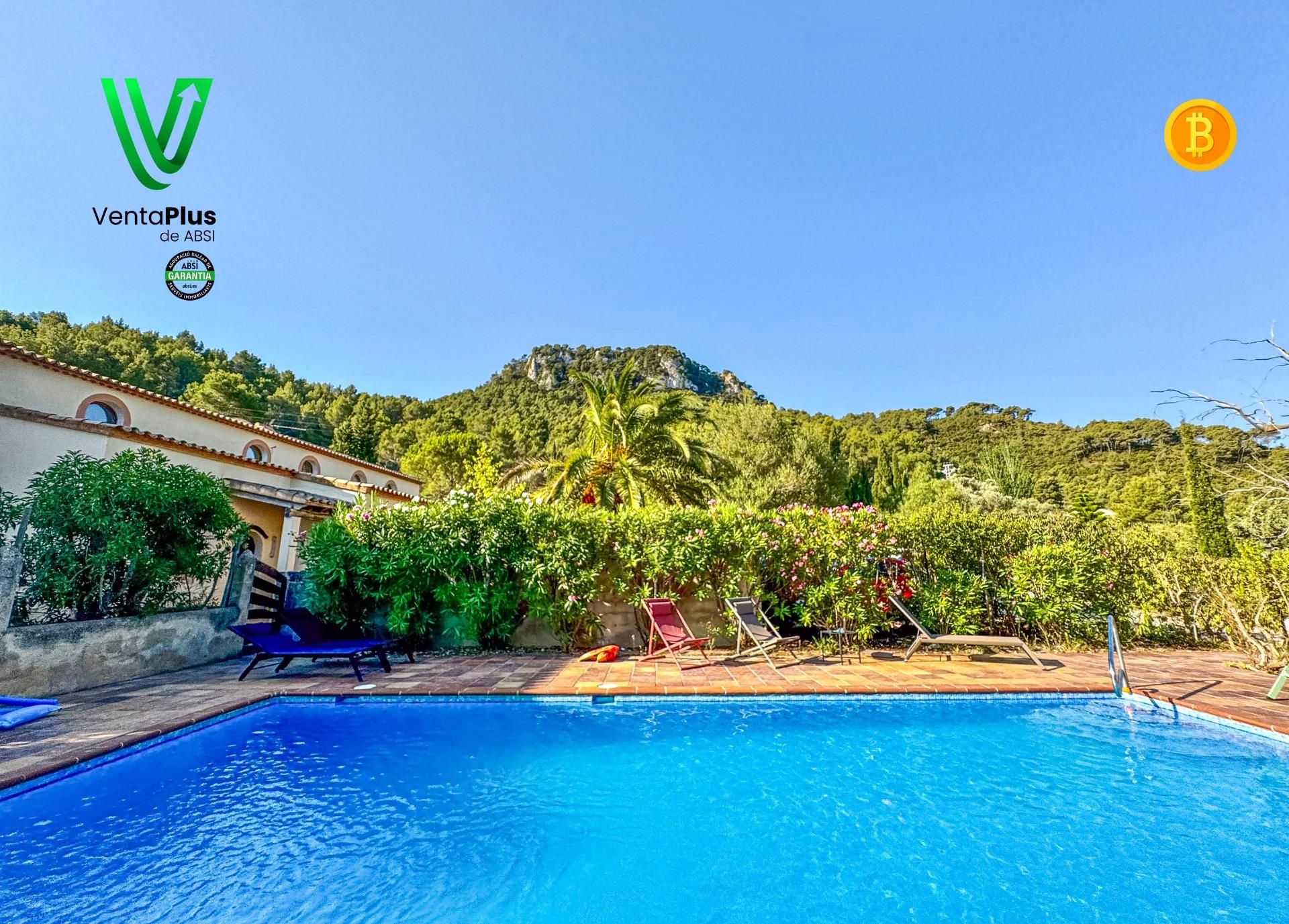 Swimming pool of Planta baja for sale in Puigpunyent  with Heating, Terrace and Community pool