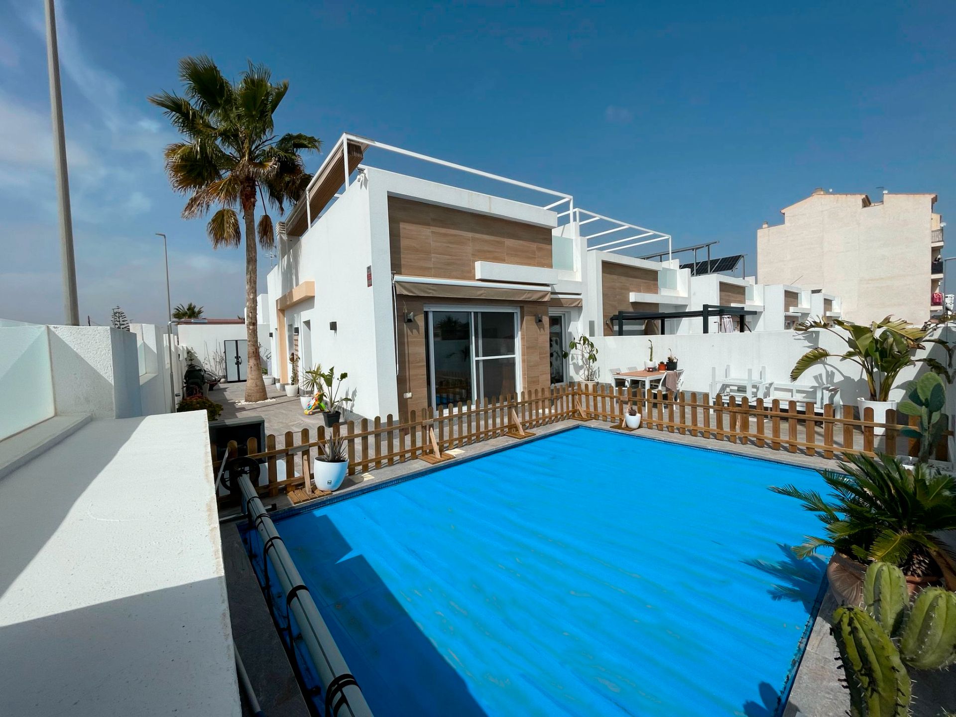 Exterior view of House or chalet for sale in  Murcia Capital  with Air Conditioner, Heating and Private garden