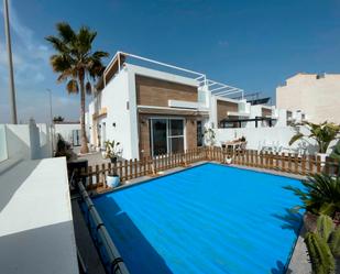 Vista exterior de Casa o xalet en venda en  Murcia Capital amb Aire condicionat, Calefacció i Jardí privat