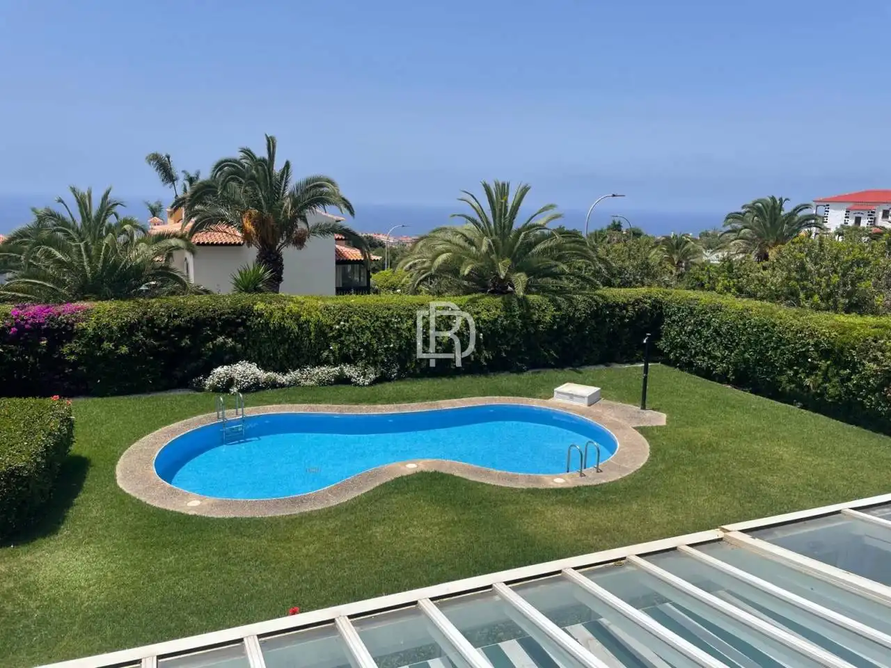 Jardí de Casa adosada de lloguer en Puerto de la Cruz amb Terrassa, Moblat i Piscina comunitària