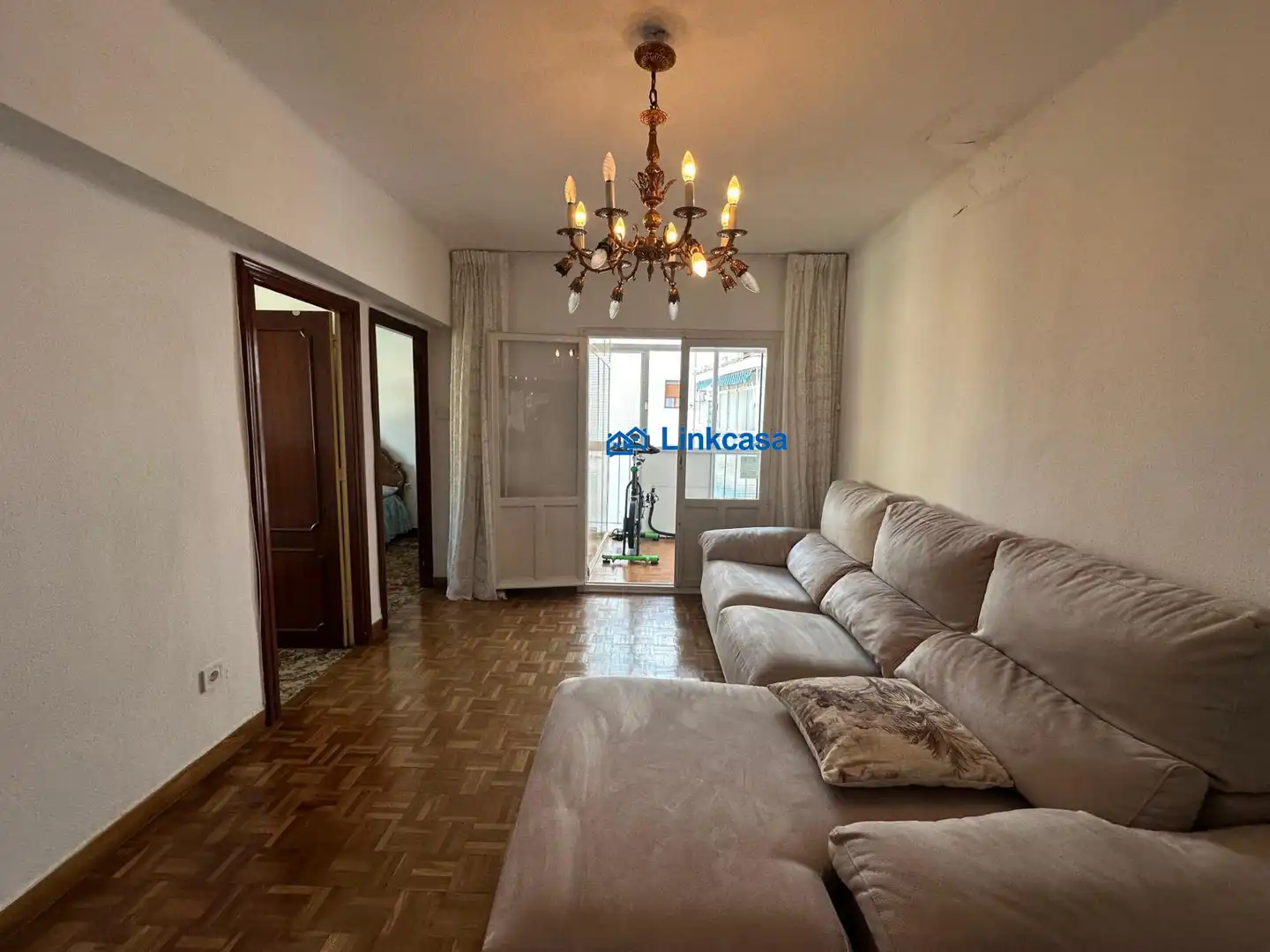Sala de estar de Piso de alquiler en Madrid con Calefacción y Terraza