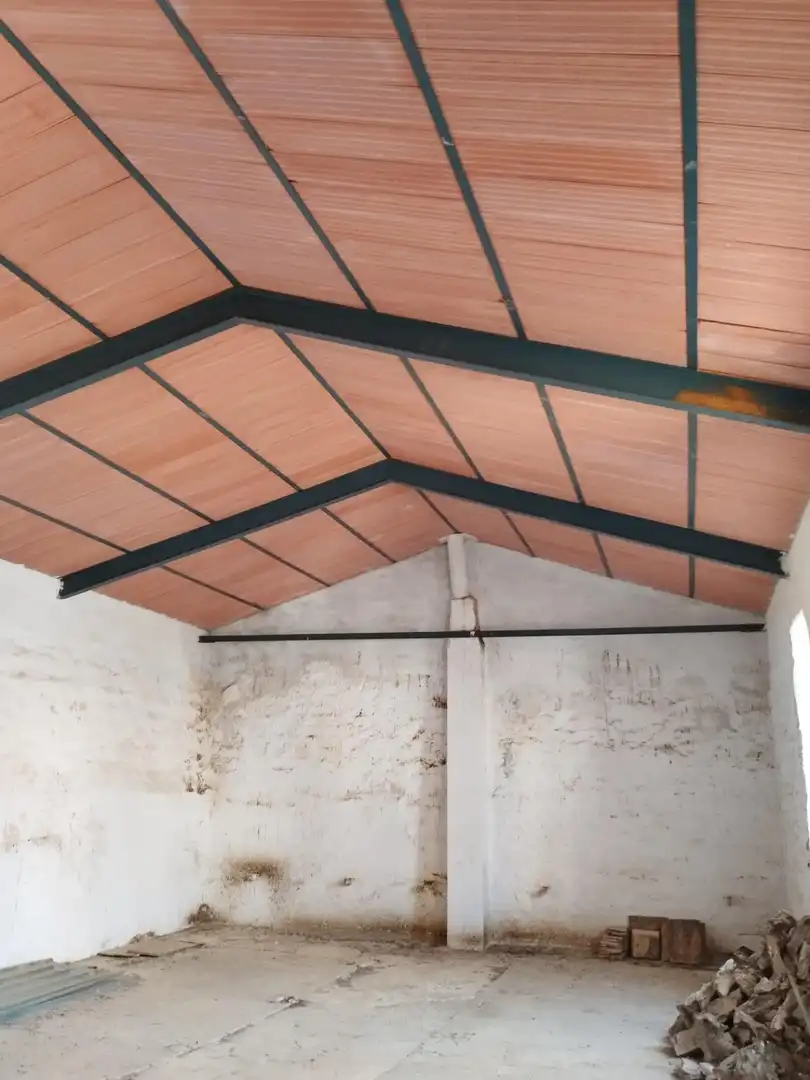 Vista exterior de Casa o xalet en venda en Porcuna amb Calefacció, Jardí privat i Terrassa