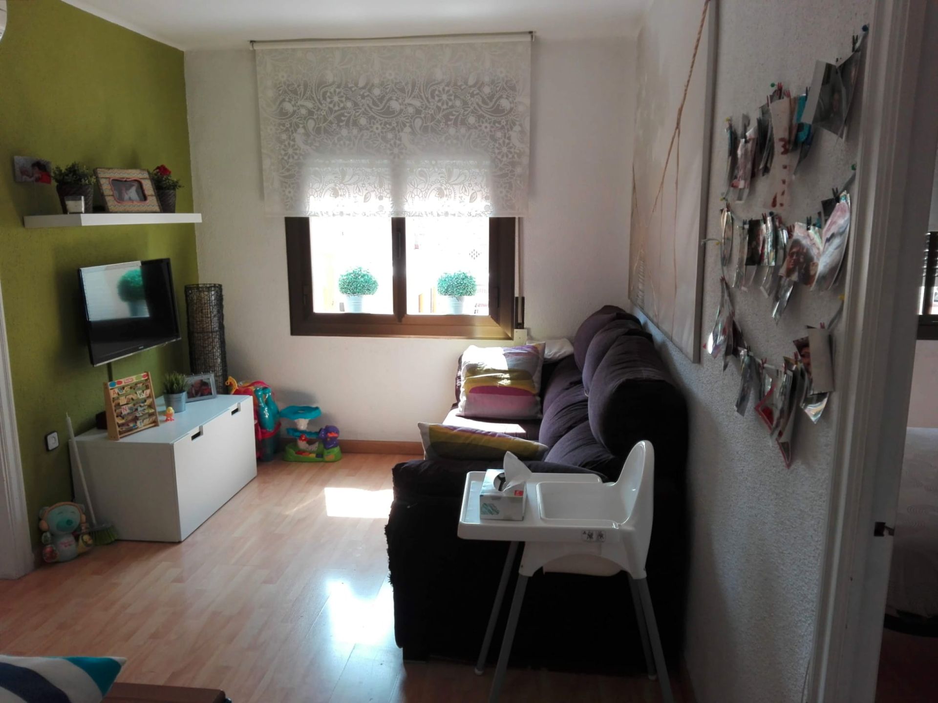 Sala de estar de Piso en venta en Santa Coloma de Queralt con Aire acondicionado, Calefacción y Horno