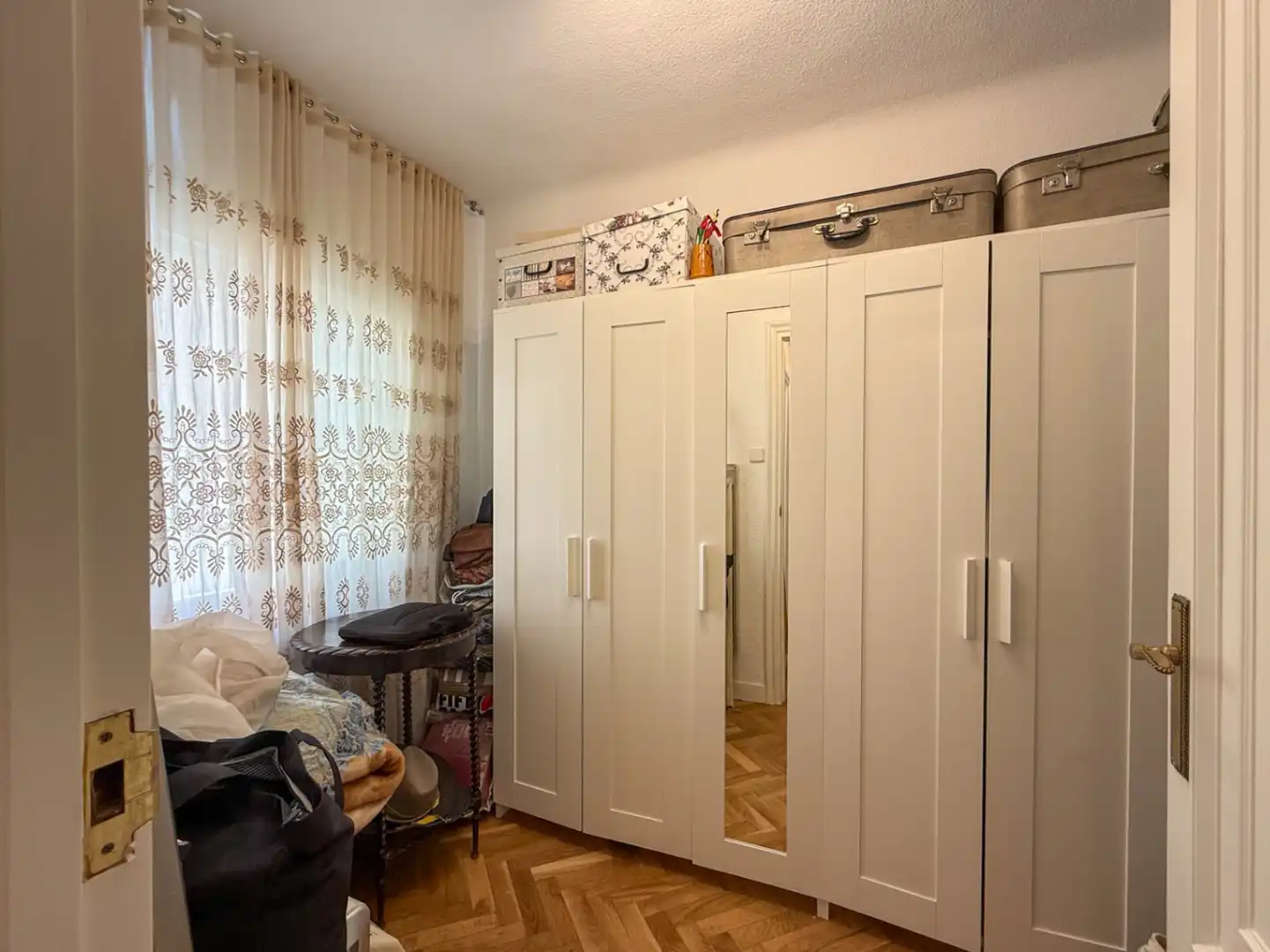 Bedroom of Flat for sale in Madrid  with Air Conditioner, Heating and Terrace