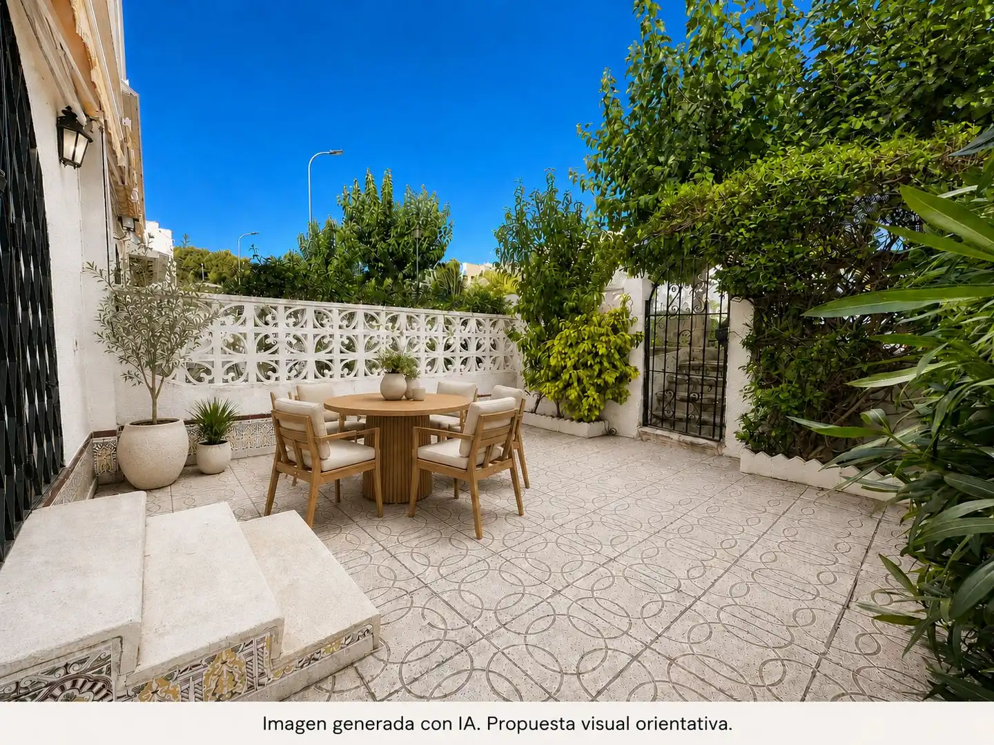 Terrassa de Casa o xalet en venda en El Campello amb Aire condicionat, Terrassa i Piscina
