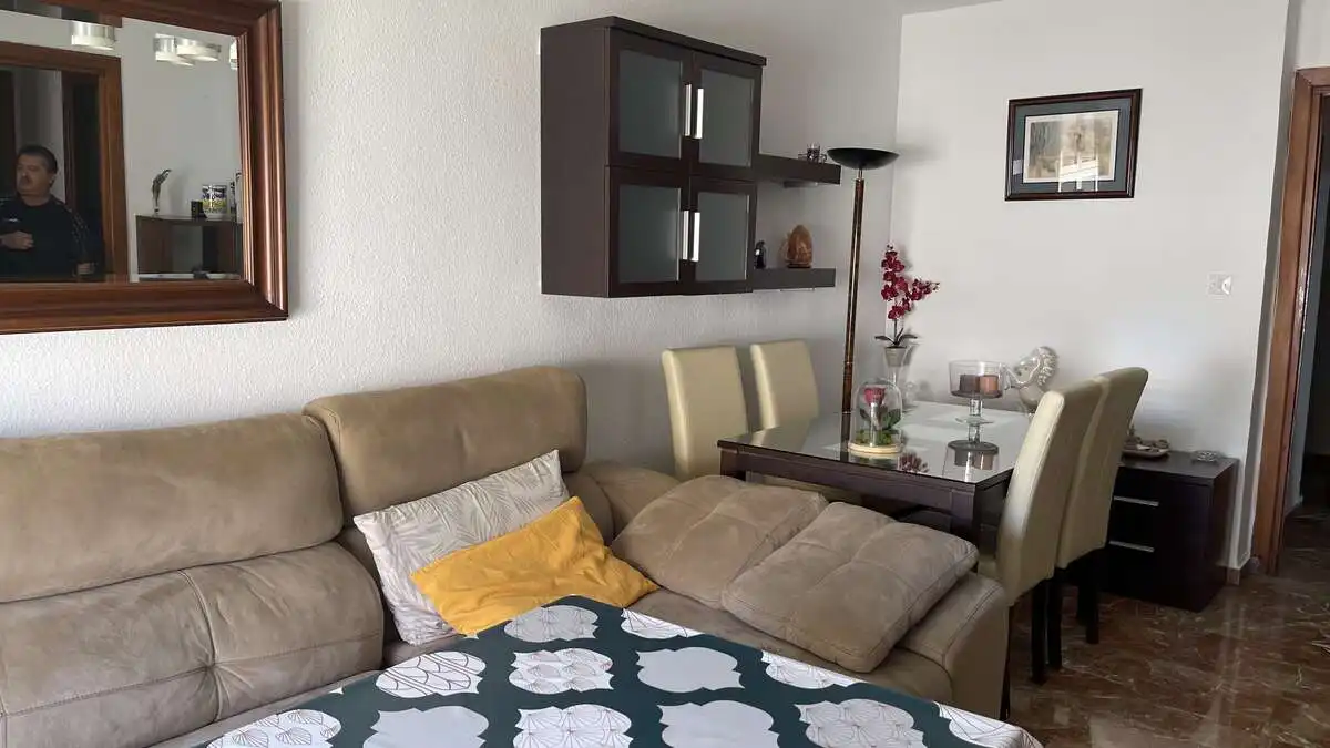Living room of Flat for rent in Granada  with Air Conditioner and Heating