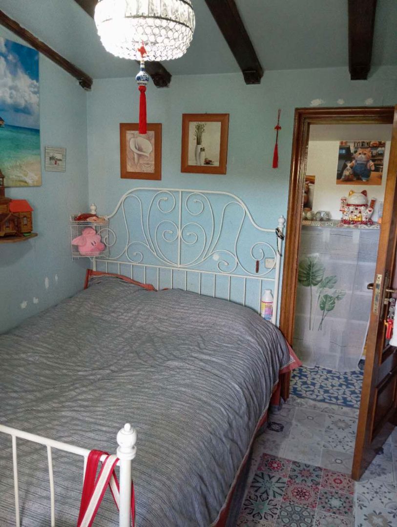Bedroom of Attic for sale in  Madrid Capital  with Air Conditioner, Terrace and Furnished