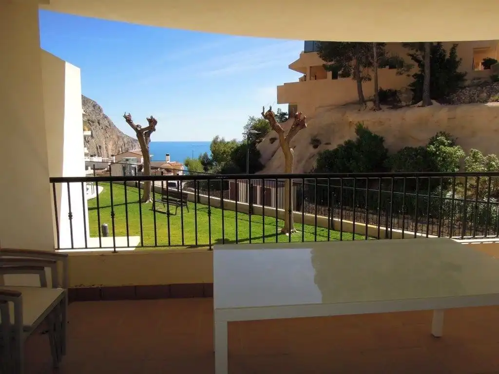 Terrassa de Apartament de lloguer en Calpe / Calp amb Aire condicionat, Calefacció i Traster