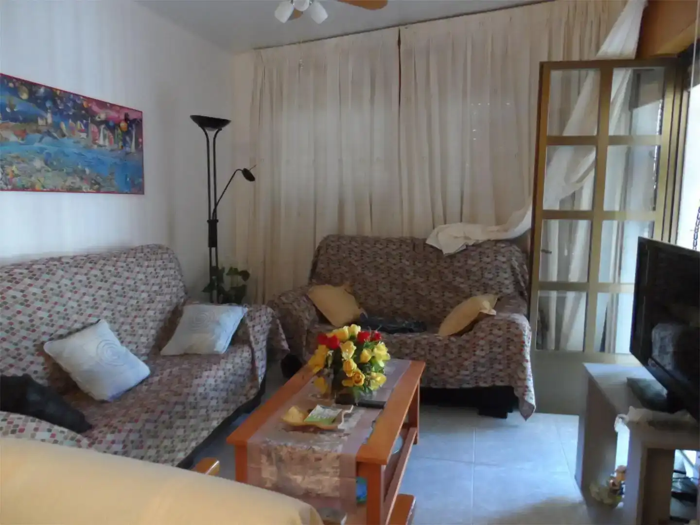 Living room of Flat for rent in Carboneras  with Furnished and Balcony