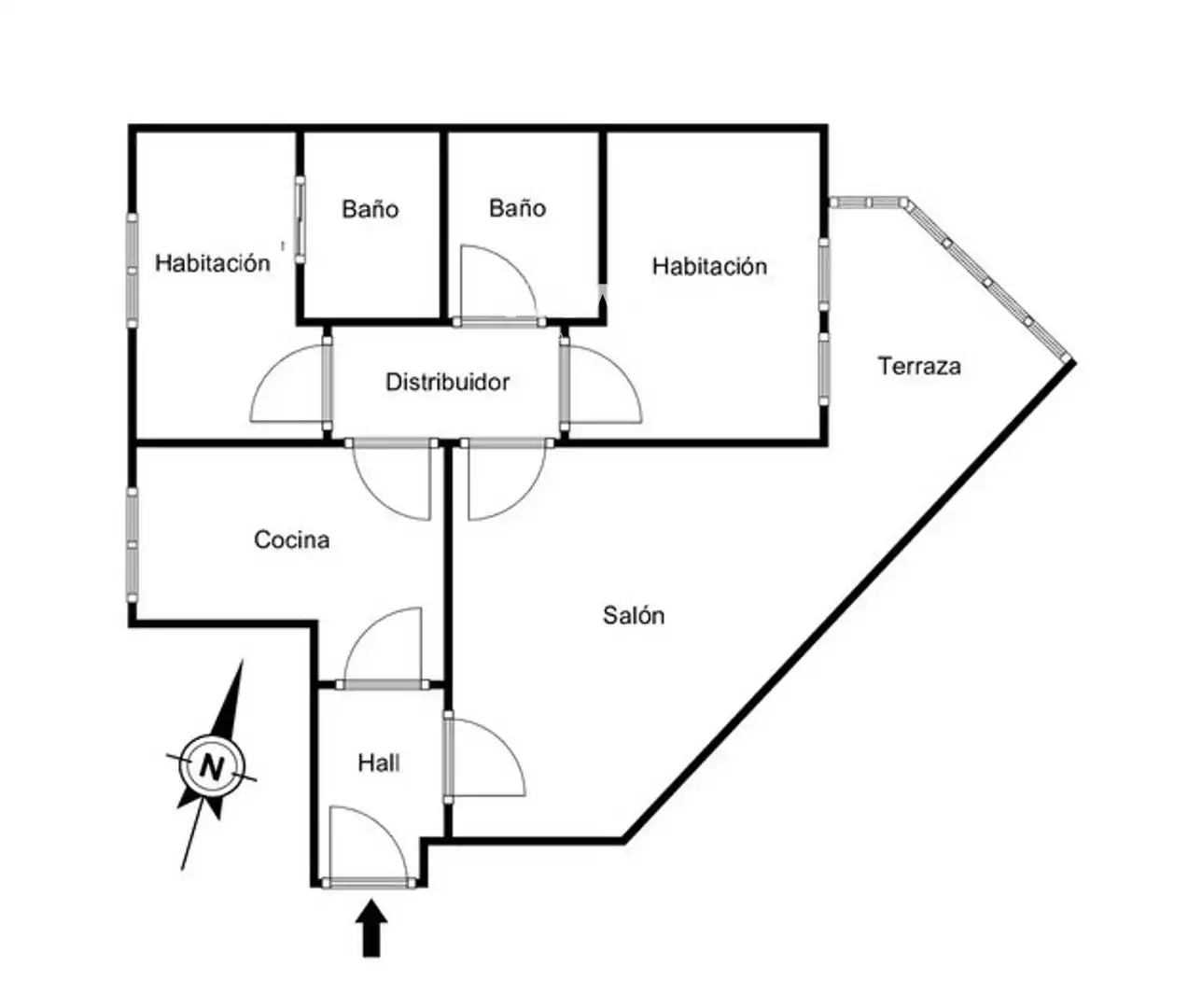 Flat for sale in Madrid  with Air Conditioner, Heating and Swimming Pool