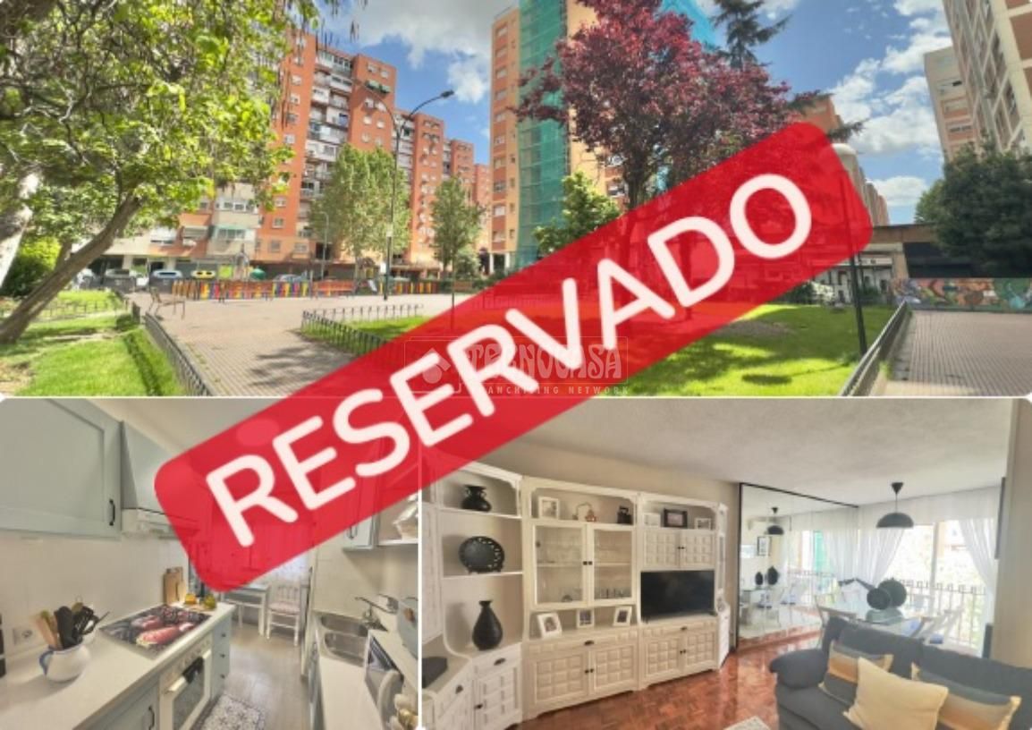 Exterior view of Flat for sale in Móstoles  with Air Conditioner, Heating and Private garden