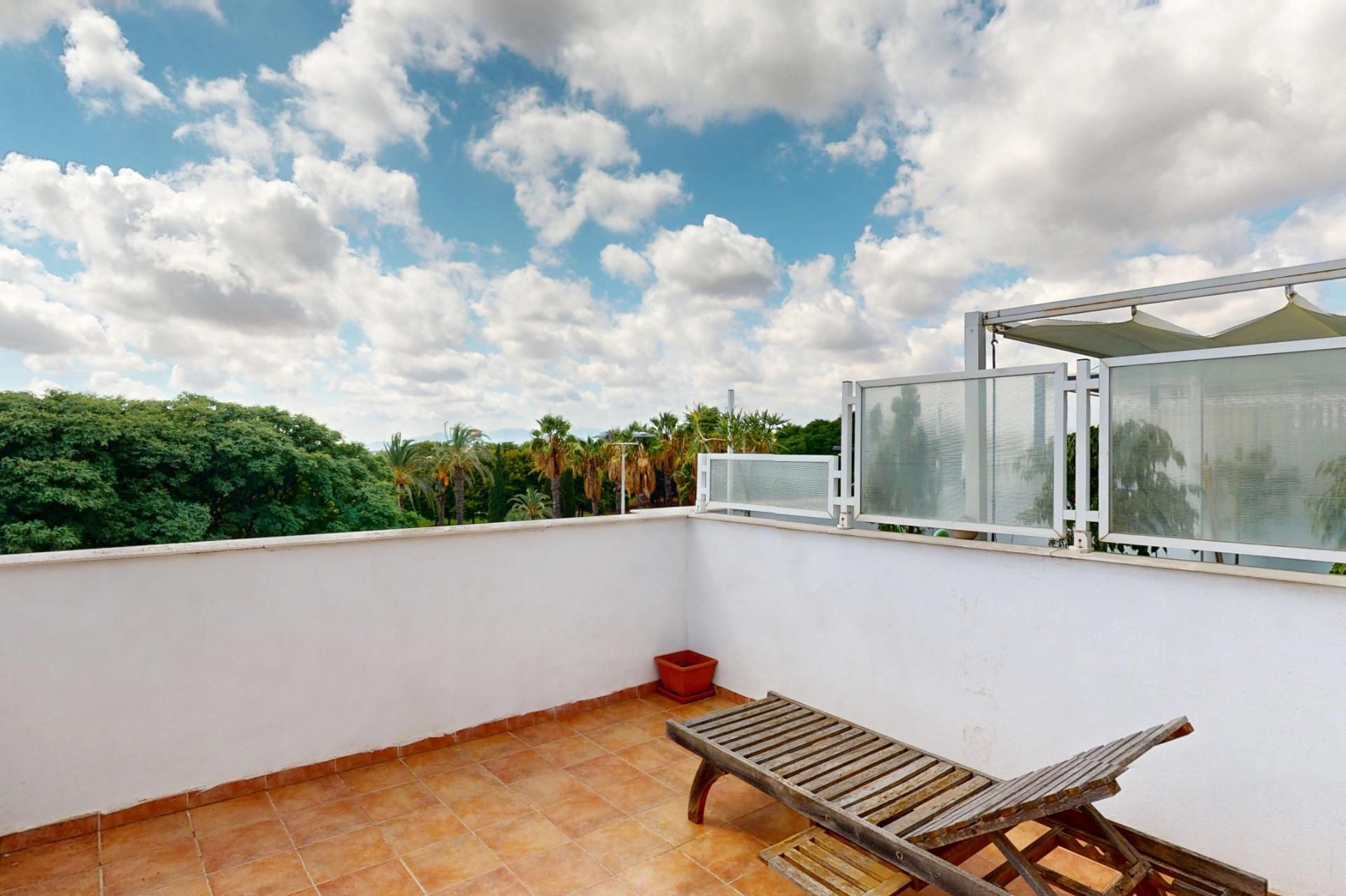 Terraza de Casa adosada en venta en Castellón de la Plana / Castelló de la Plana con Aire acondicionado y Terraza