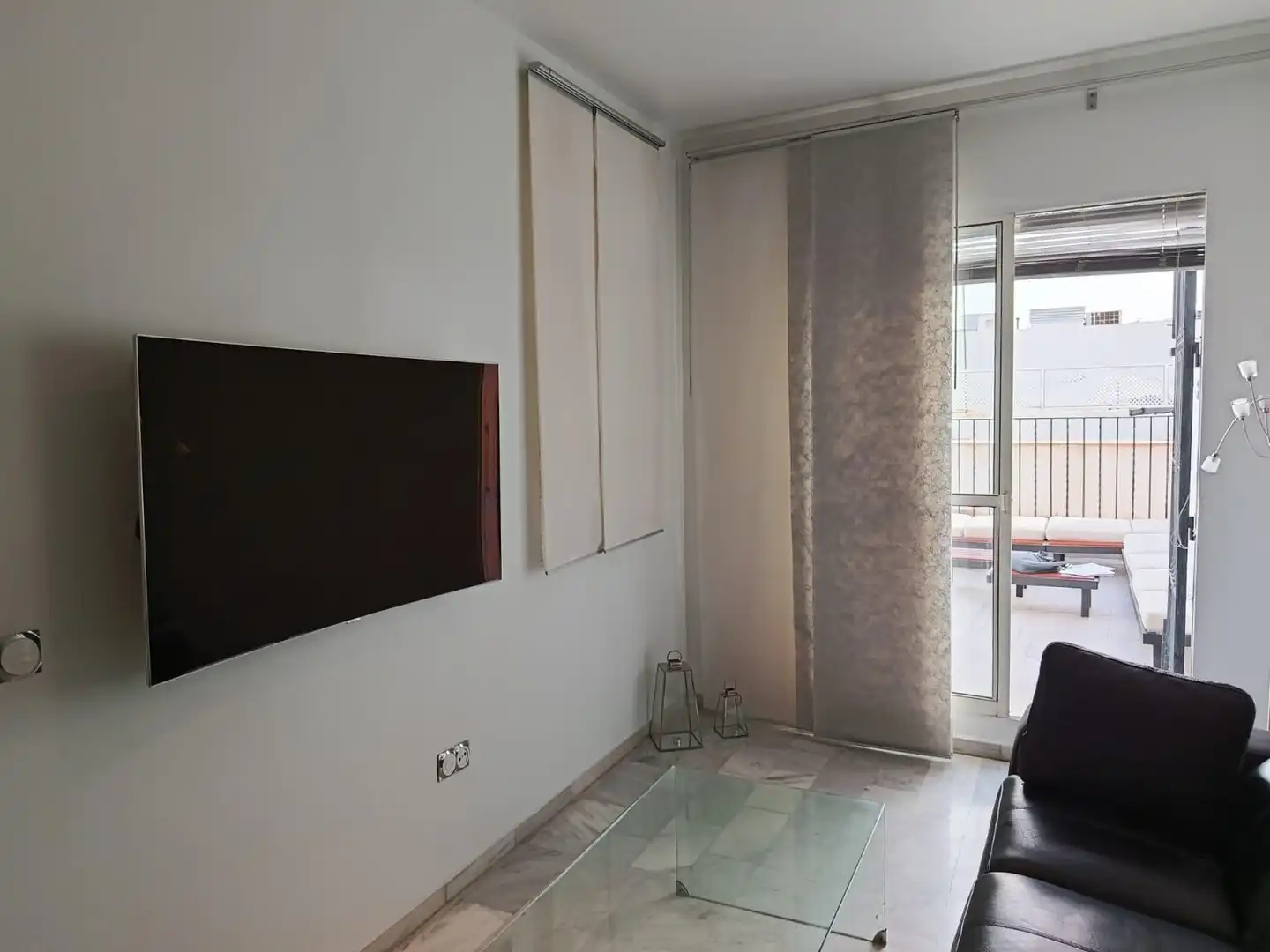 Sala de estar de Ático en venta en Sevilla con Aire acondicionado y Terraza