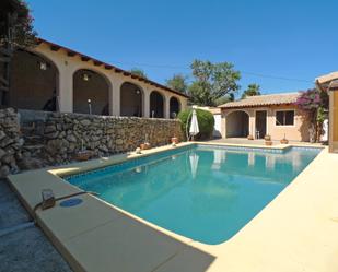 Swimming pool of House or chalet for sale in Llíber  with Air Conditioner, Terrace and Swimming Pool