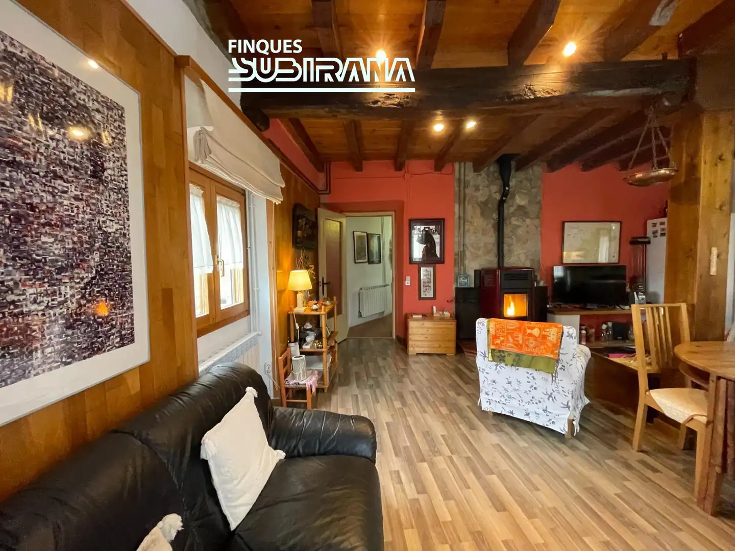 Sala de estar de Casa o chalet en venta en Savallà del Comtat con Trastero y Balcón