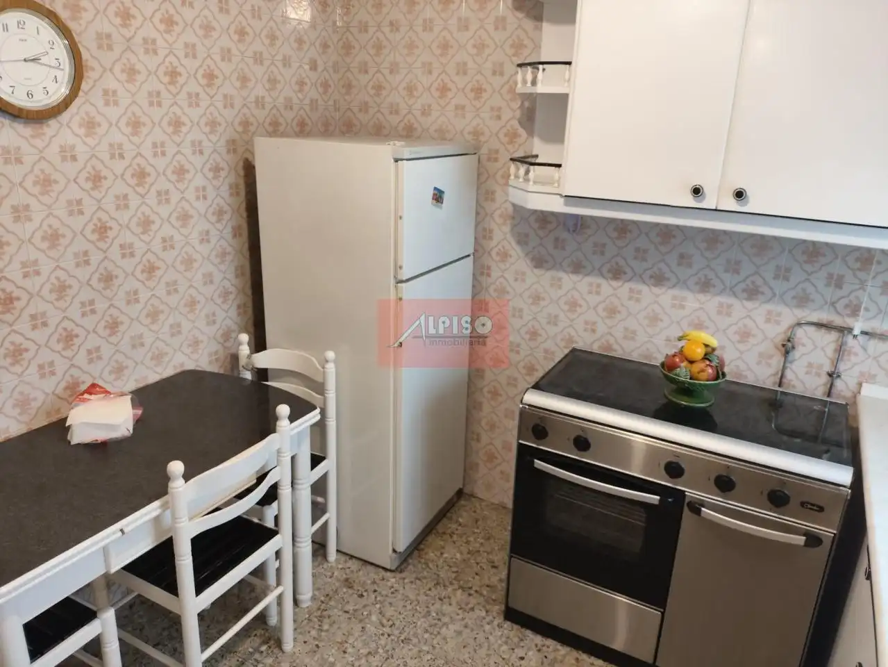 Kitchen of Flat for sale in Ourense Capital   with Heating, Storage room and Furnished