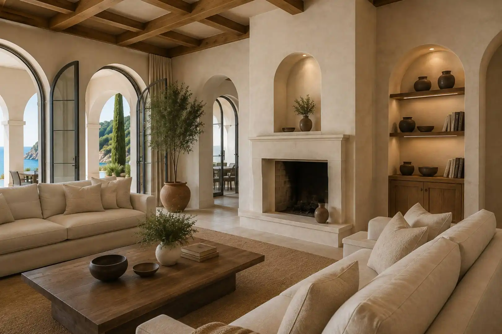 Sala d'estar de Casa o xalet en venda en Jávea / Xàbia amb Aire condicionat, Calefacció i Jardí privat