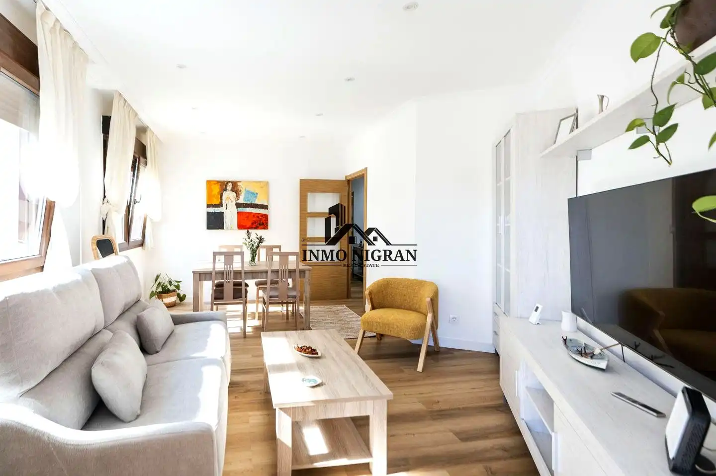 Living room of Flat for rent in Bueu  with Furnished and Balcony