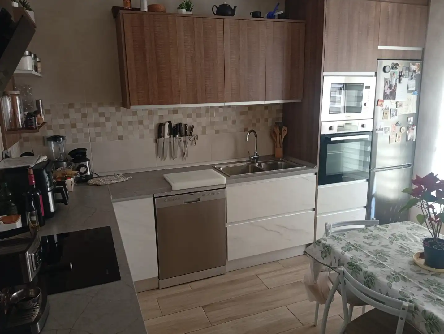 Küche von Einfamilien-Reihenhaus zum Verkauf in Albacete mit Klimaanlage, Heizung und Terrasse