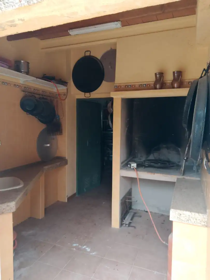 Cuina de Casa o xalet en venda en Tibi amb Calefacció, Jardí privat i Terrassa