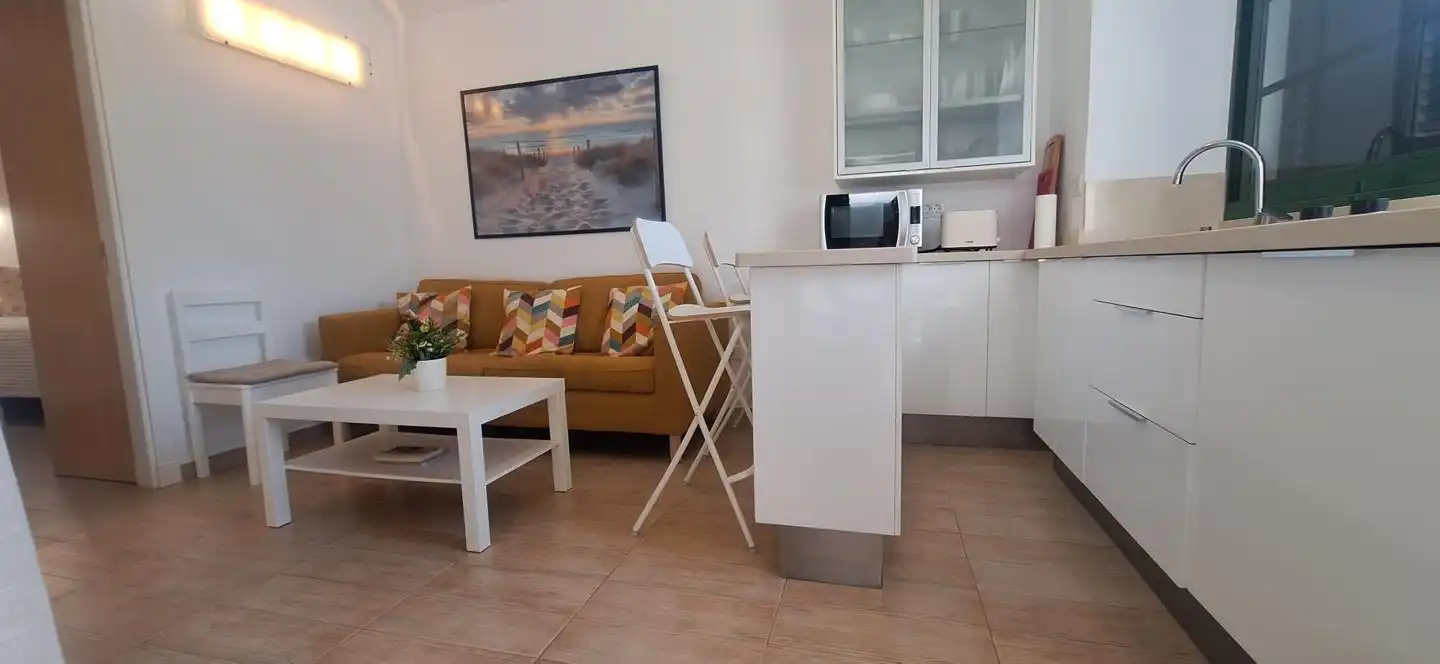 Sala de estar de Casa o chalet de alquiler en San Bartolomé de Tirajana con Aire acondicionado, Terraza y Amueblado
