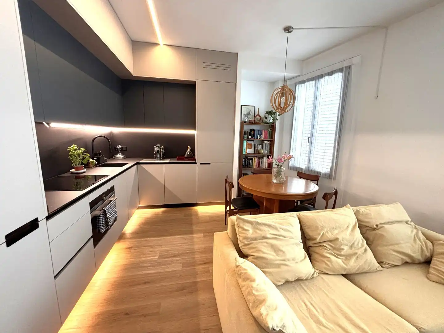 Kitchen of Flat for rent in Sant Pol de Mar  with Air Conditioner, Heating and Terrace