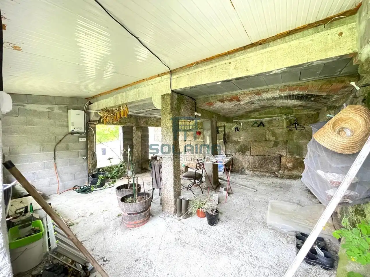 Terraza de Finca rústica en venta en O Carballiño   con Calefacción y Jardín privado