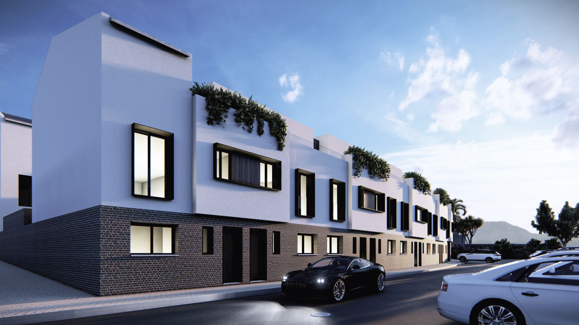 Exterior view of Single-family semi-detached for sale in Estepona  with Terrace