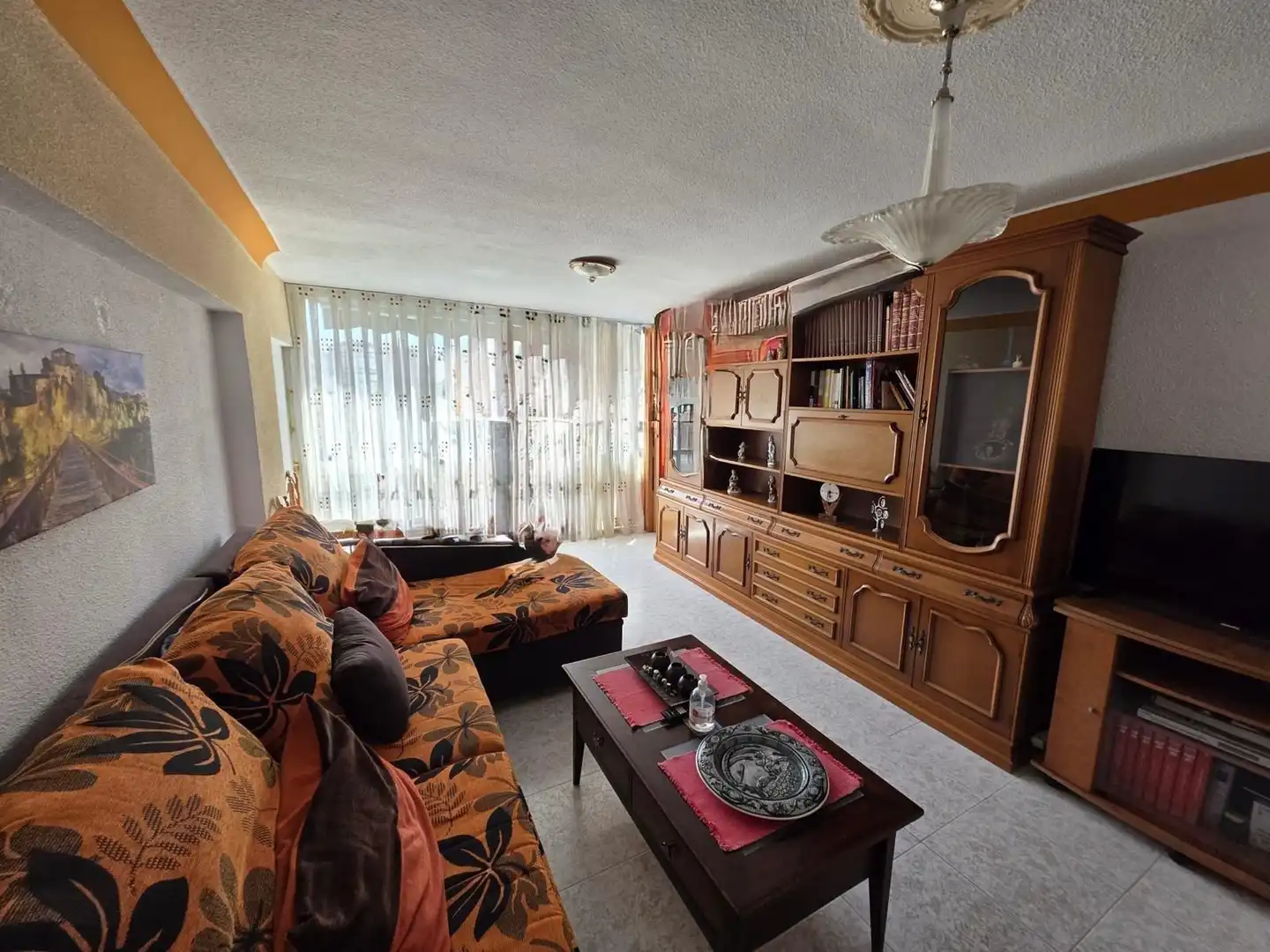 Living room of Flat for sale in Benidorm  with Private garden, Furnished and Community pool