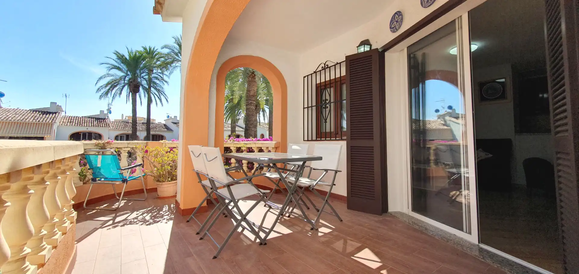 Terrace of Apartments for rent in Dénia  with Air Conditioner, Heating and Terrace