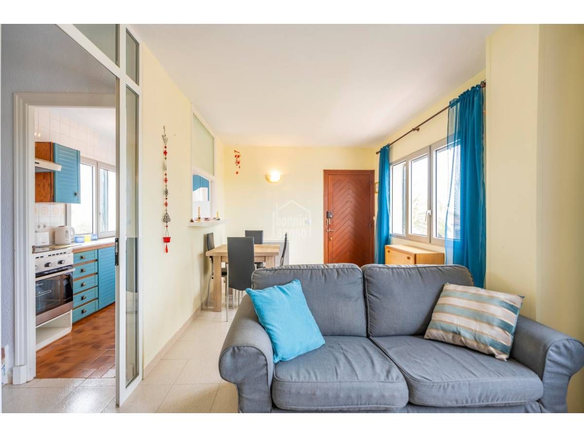 Sala de estar de Apartamento en venta en Ciutadella de Menorca con Calefacción, Terraza y Amueblado