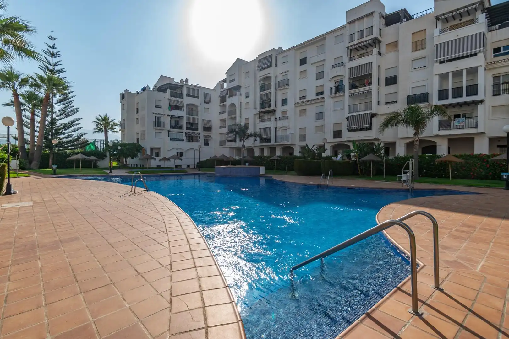 Swimming pool of Flat for sale in Salobreña  with Private garden, Terrace and Furnished