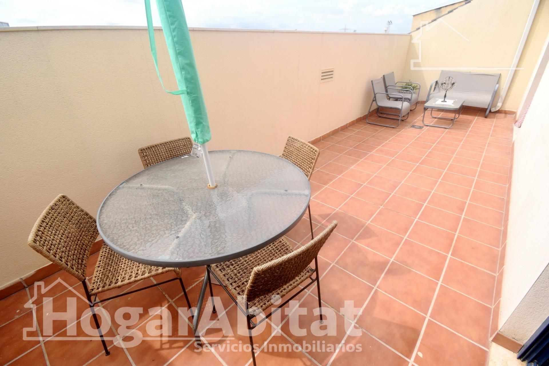 Terrace of Attic for sale in Almazora / Almassora  with Air Conditioner, Terrace and Storage room