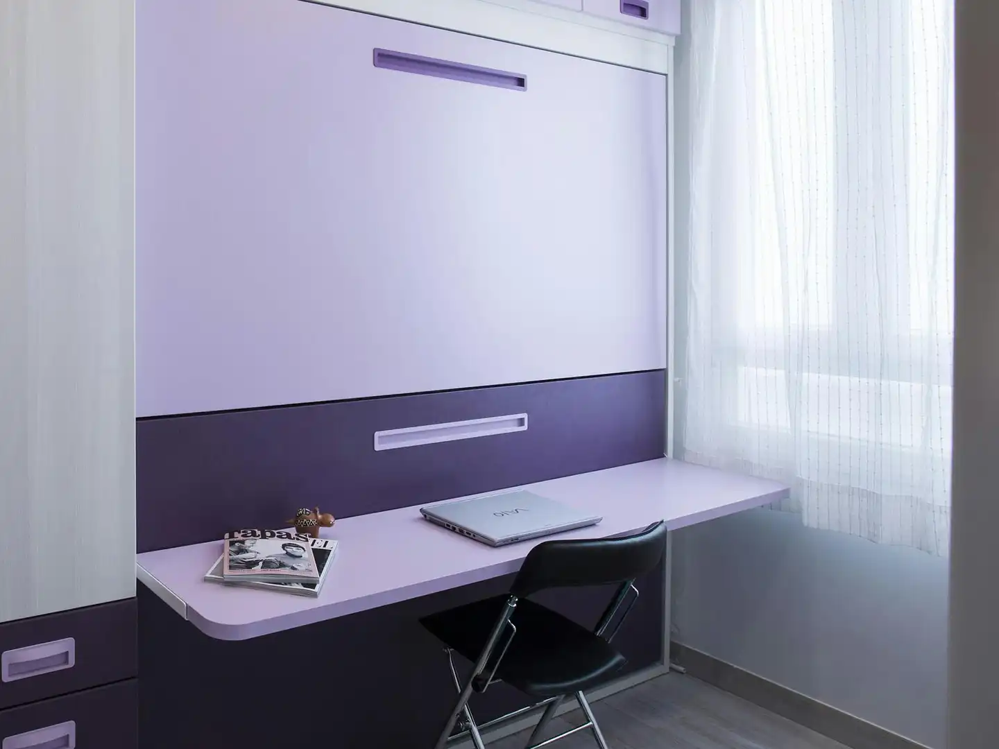 Schlafzimmer von Wohnung zur Miete in Madrid mit Klimaanlage, Heizung und Möbliert