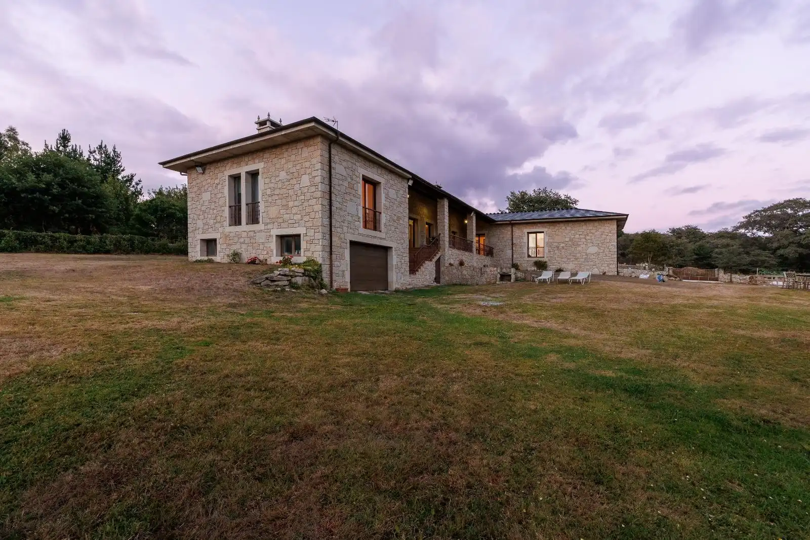 Exterior view of Houses for sale in Friol  with Heating, Private garden and Furnished
