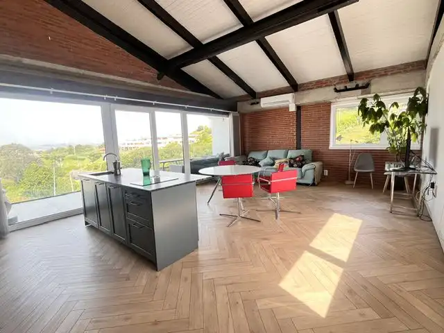 Sala d'estar de Casa o xalet en venda en Gijón  amb Calefacció i Terrassa