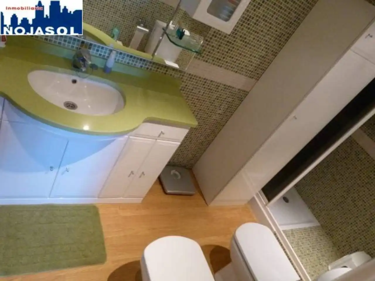 Bathroom of Flat for rent in Noja  with Heating, Terrace and Furnished