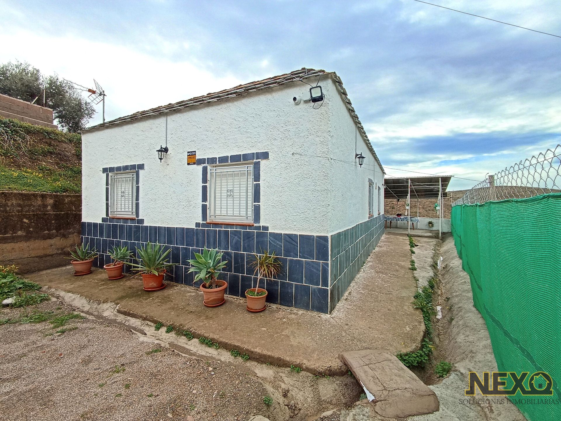 Exterior view of Country house for sale in Alcolea  with Private garden, Terrace and Furnished