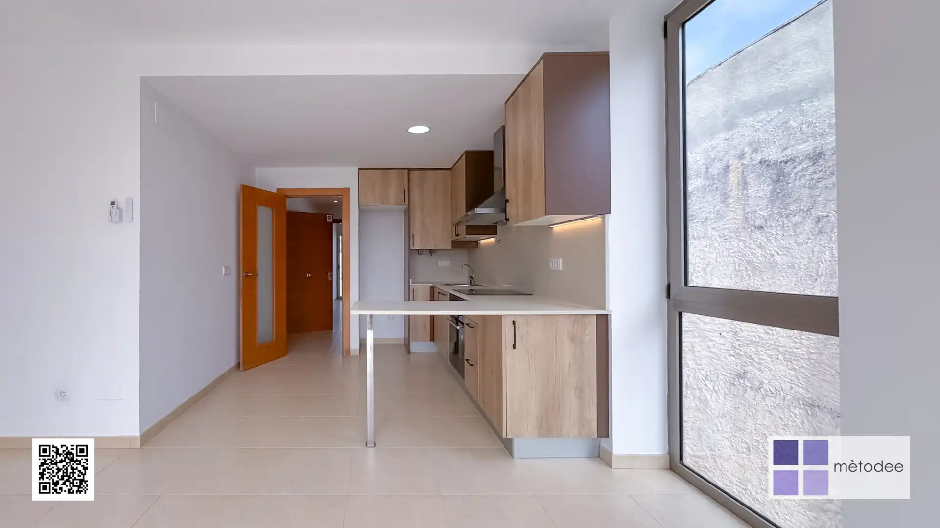 Cocina de Ático de alquiler en Blanes con Aire acondicionado, Calefacción y Terraza