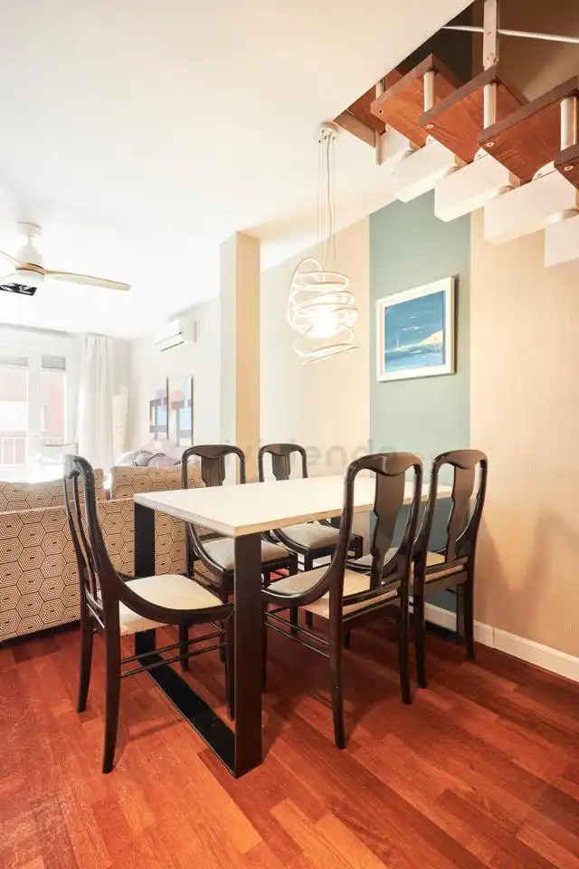 Dining room of Duplexes for rent in Madrid  with Air Conditioner, Heating and Terrace