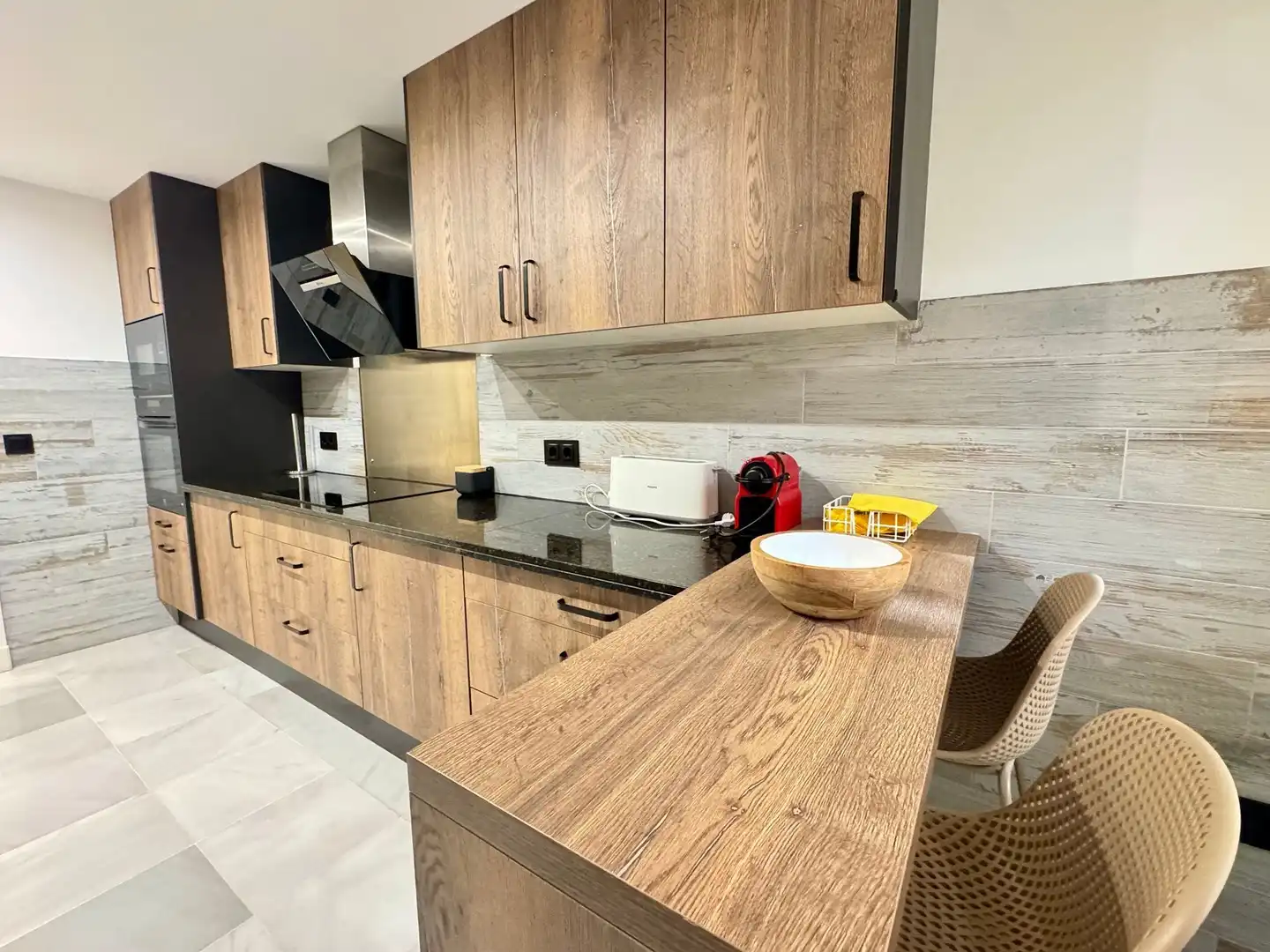 Cocina de Apartamento de alquiler en Altea con Aire acondicionado, Calefacción y Jardín privado