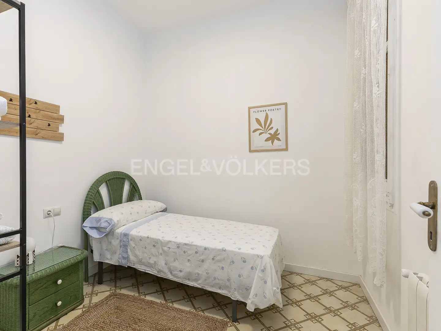 Bedroom of Flat for rent in Barcelona  with Air Conditioner, Heating and Parquet flooring